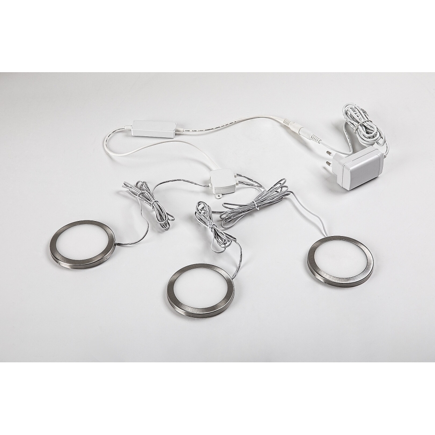 Rabalux - SETTI 3x LED Himmennettävä kaappivalaisin 3xLED/1W/230V 4000K