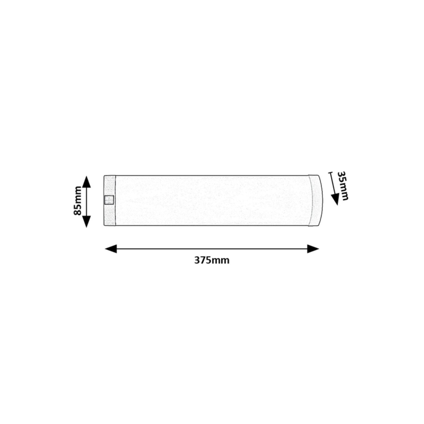 Rabalux - Keittiökaappien alla oleva LED-valo LED/5W/230V 4000K kiiltävä kromi