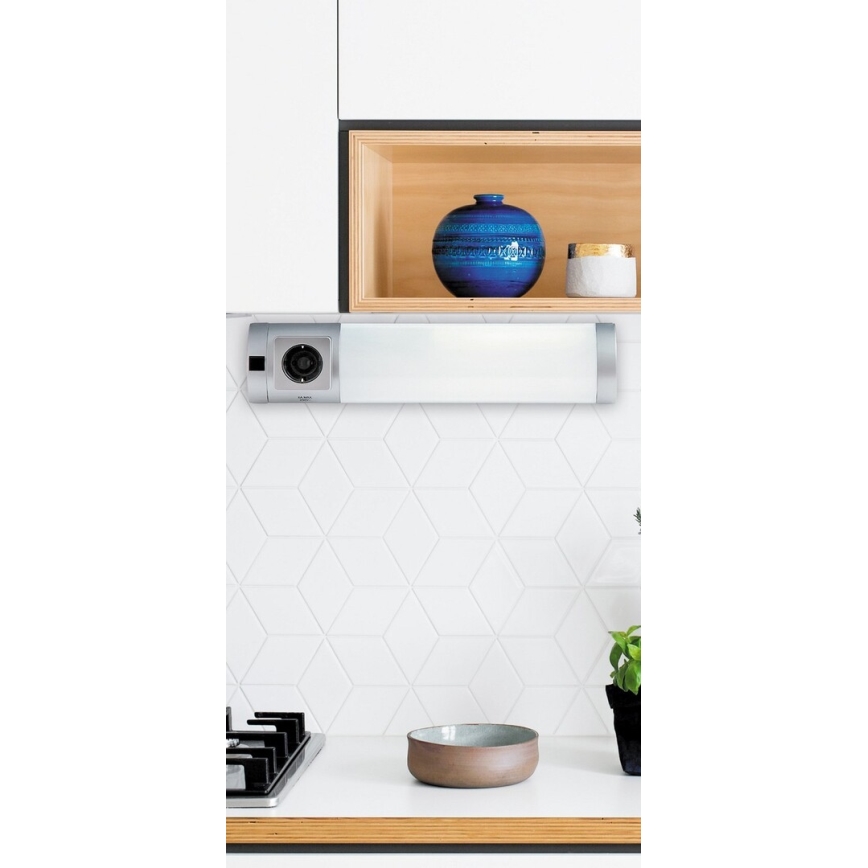 Rabalux - Keittiökaappien alla oleva LED-valo laatikolla LED/5W/230V 4000K 45 cm mattakromi
