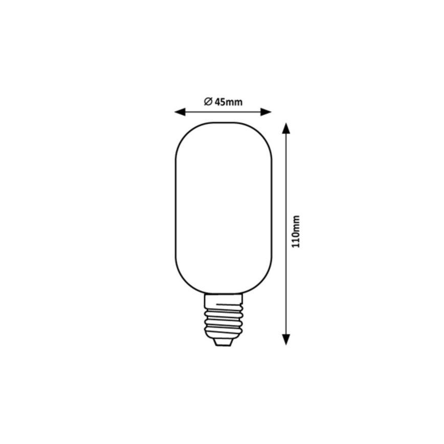 Rabalux - LED-polttimo T45 E27/4W/230V 3000K