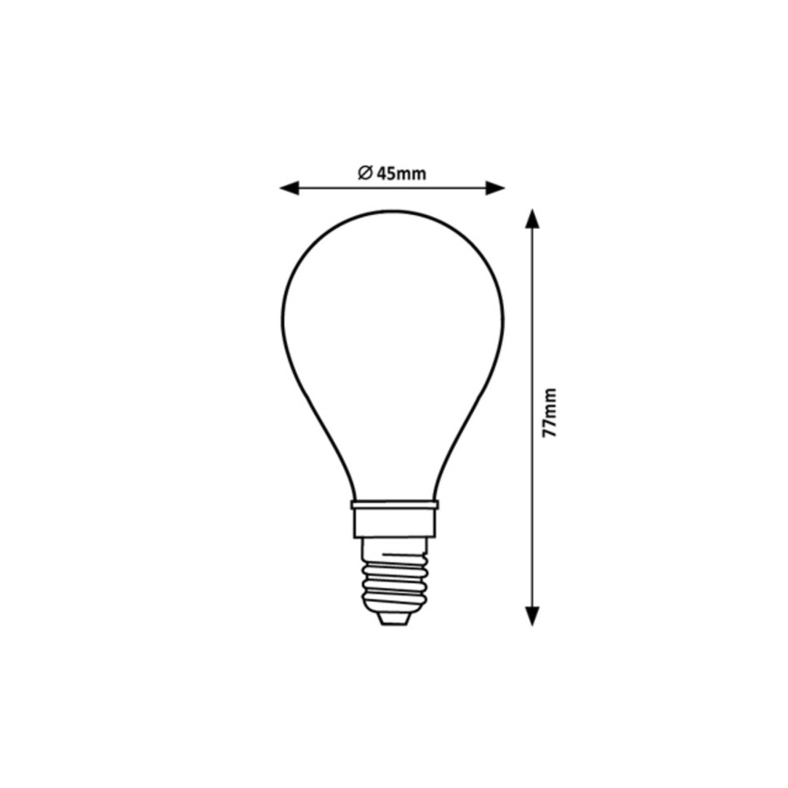 Rabalux - LED-polttimo G45 E14/4W/230V 2700K
