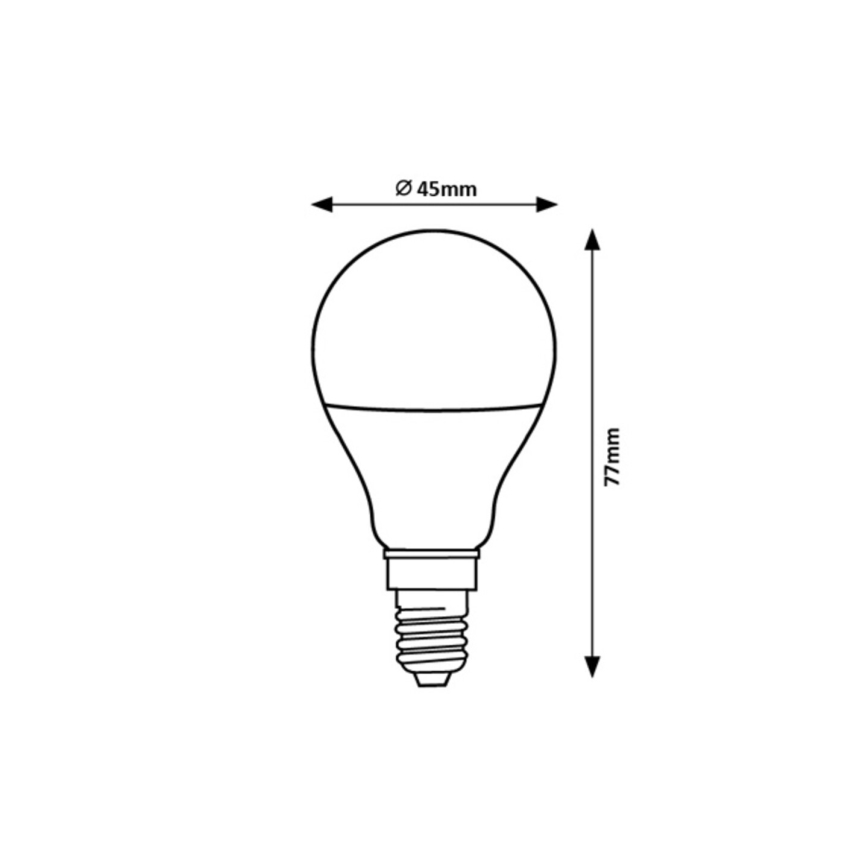 Rabalux - LED-polttimo G45 E14/5W/230V 4000K