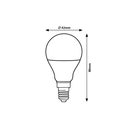 Rabalux - LED-polttimo G45 E14/9W/230V 3000K