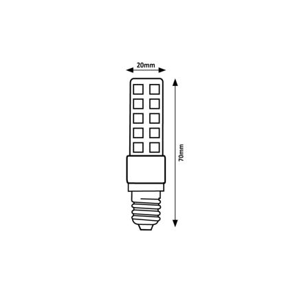 Rabalux - LED-polttimo T20 E14/6W/230V 3000K