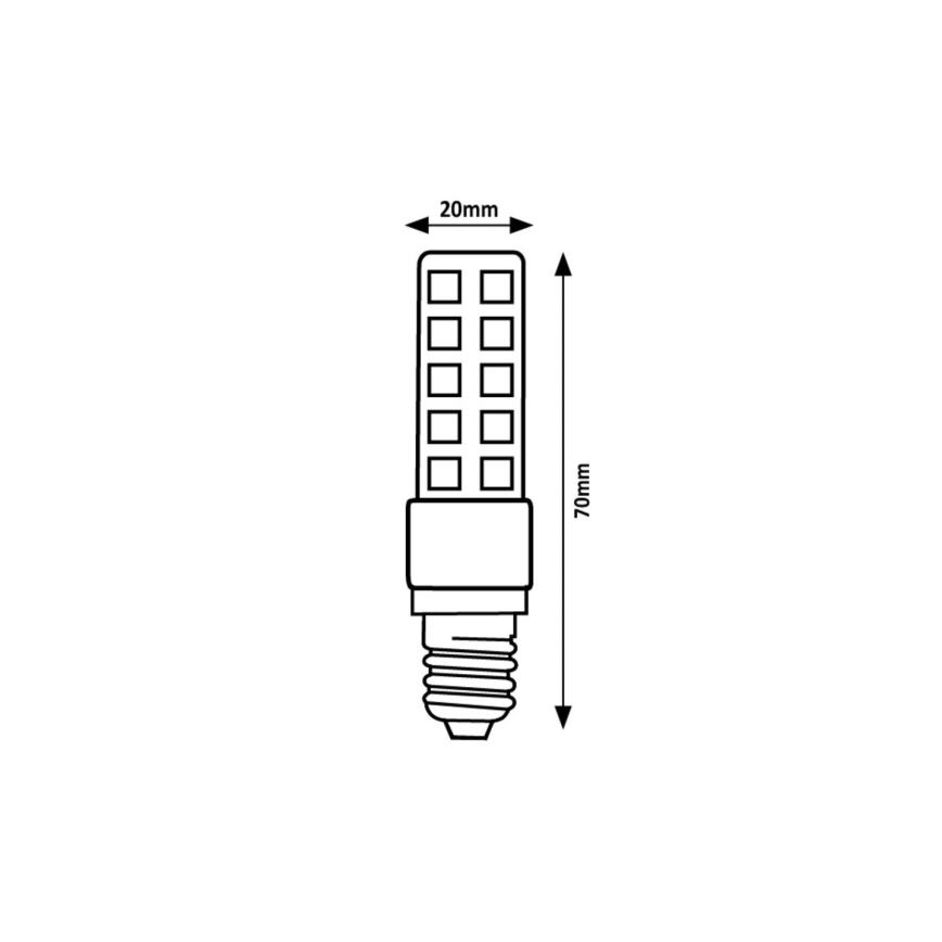 Rabalux - LED-polttimo T20 E14/6W/230V 3000K