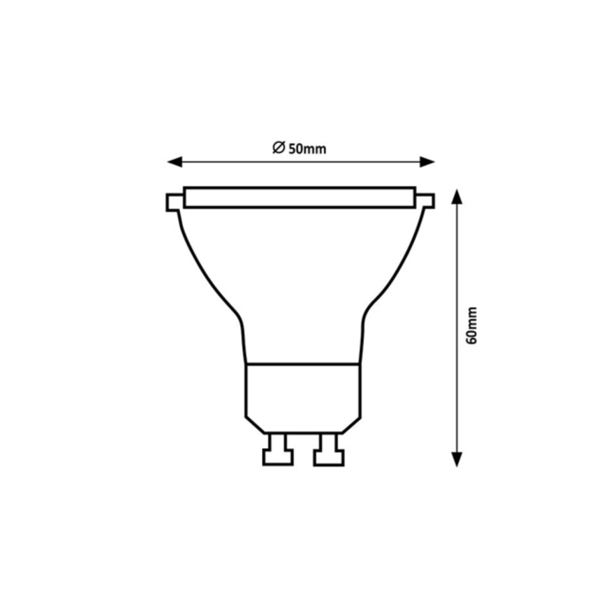 Rabalux - LED-lamppu SMD GU10/7W/230V 3000K