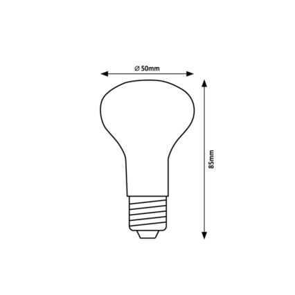 Rabalux - LED-polttimo FILAMENT R50 E14/4W/230V 3000K