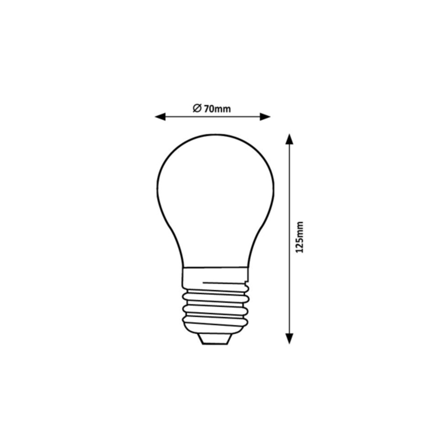 Rabalux - LED-lamppu FILAMENT A70 E27/18W/230V 3000K