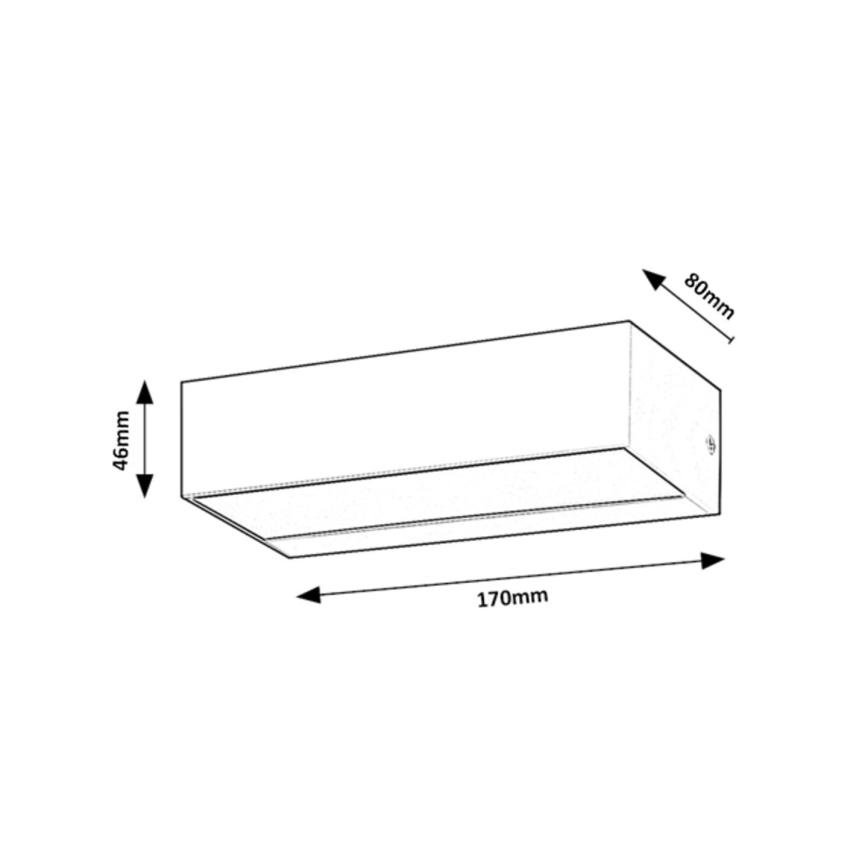Rabalux - LED Ulkoseinävalaisin LED/10W/230V IP65