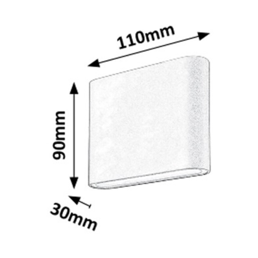 Rabalux - LED-ulkoseinävalaisin 2xLED/3W/230V IP54 3000K