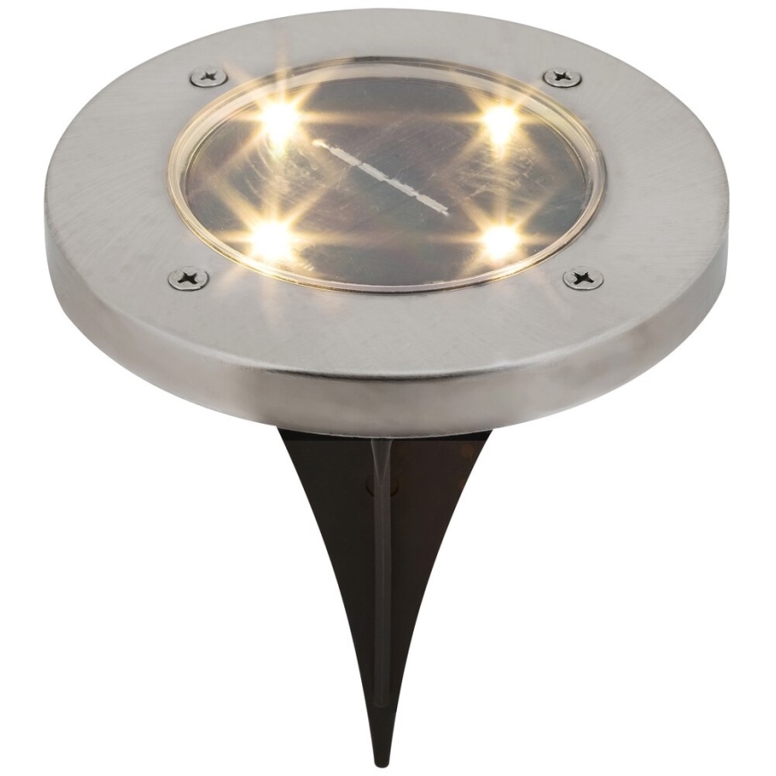 Rabalux - LED-ulkoaurinkovalo anturilla LED/0,24W/1xAA musta IP44