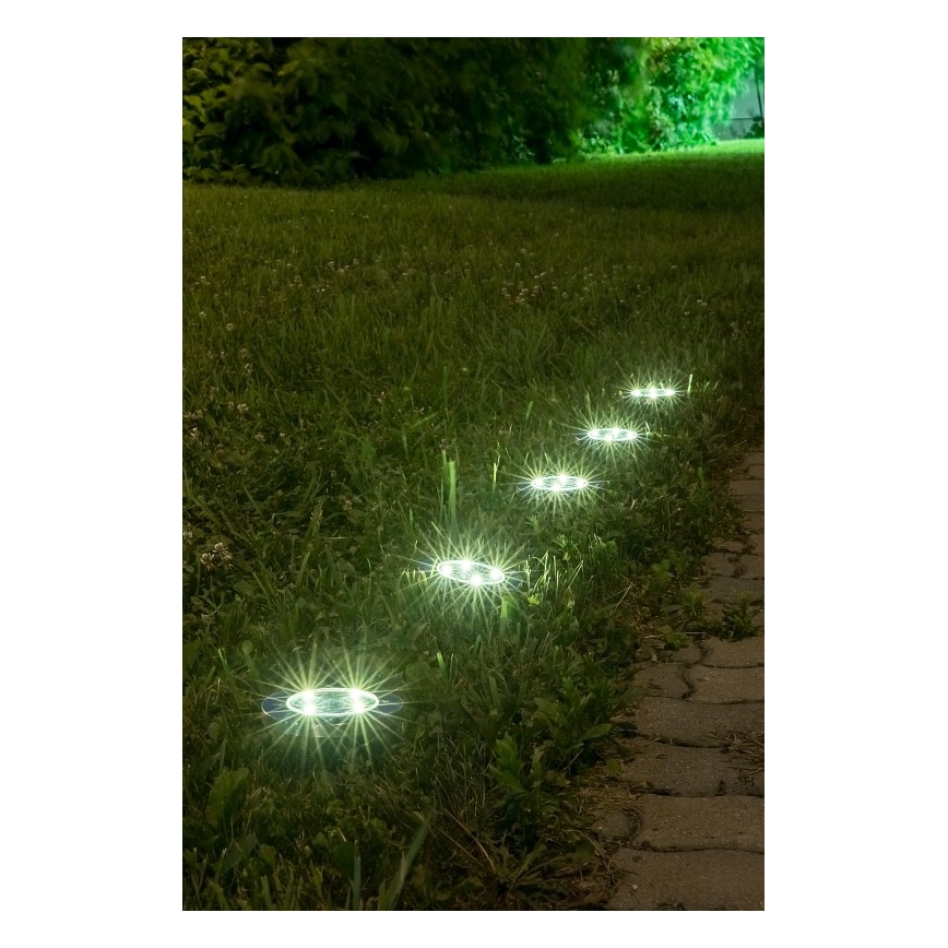 Rabalux - LED Ulkovalaisin aurinkokennolla ja sensorilla LED/0,24W/1xAA 400 mAh musta IP44
