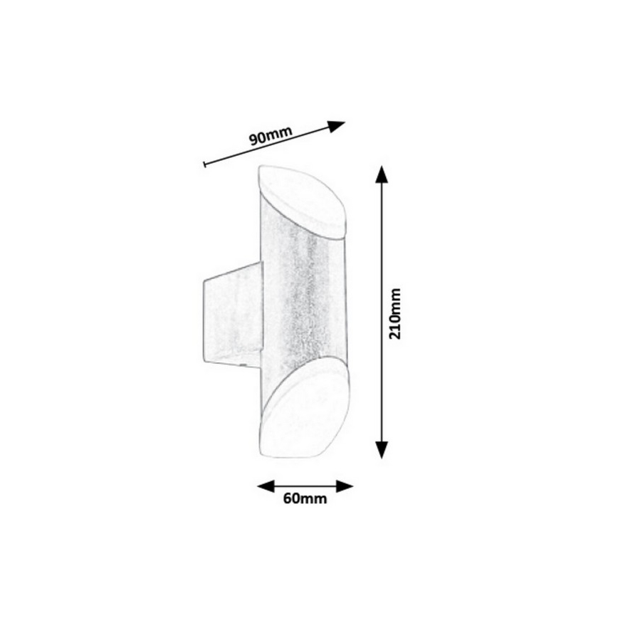 Rabalux - LED-ulkoseinävalaisin LED/6W/230V 270lm 3000K IP44