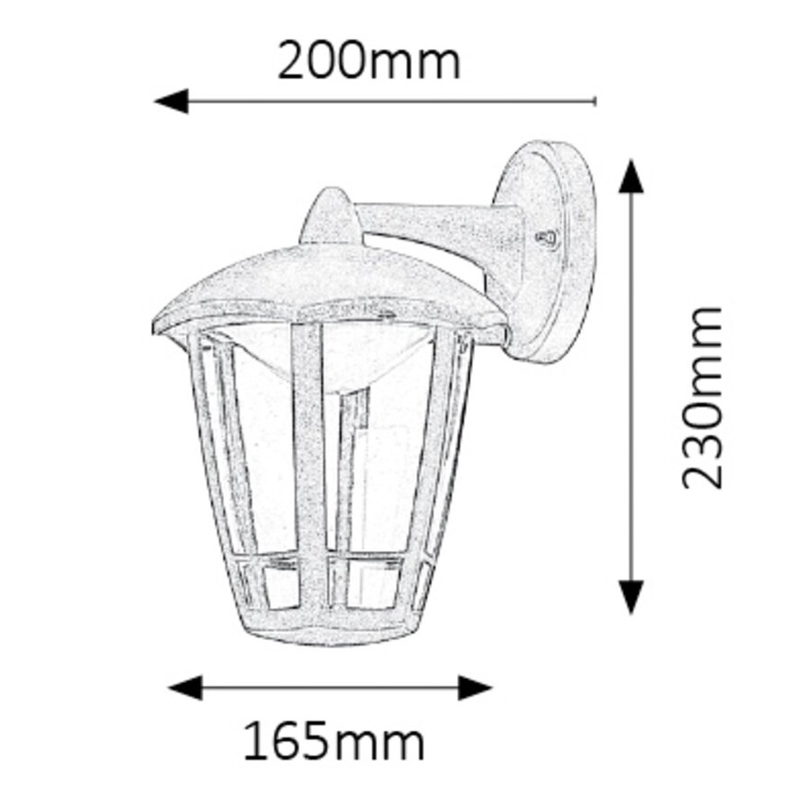 Rabalux - LED-ulkoseinävalaisin LED/8W/230V IP44
