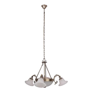 Rabalux 8553 - Kattokruunu ketjussa ORCHIDEA 3xE14/40W+2xE27/60W