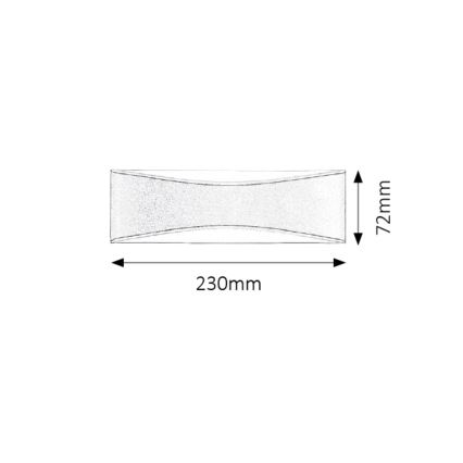 Rabalux - LED-ulkoseinävalaisin LED/10W/230V IP65