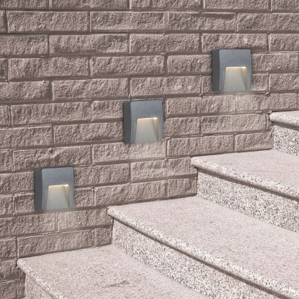 Rabalux 8894 - LED-ulkoseinävalaisin TRENTO LED/3W/230V IP65