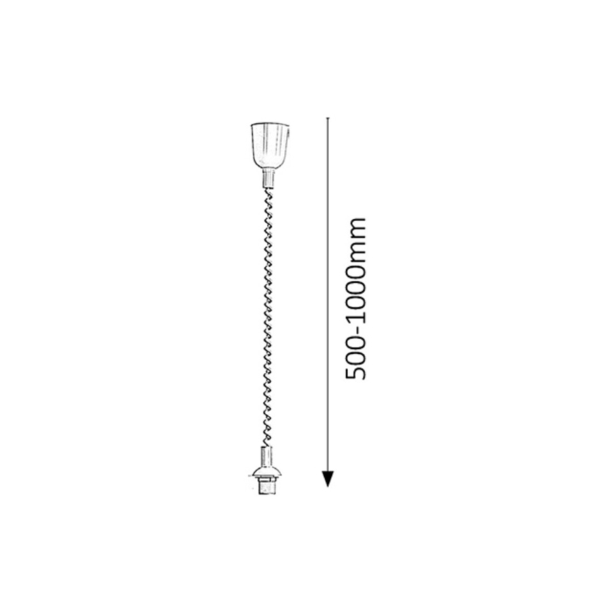 Rabalux - Vedettävä riippuvalaisin 1xE27/60W/230V