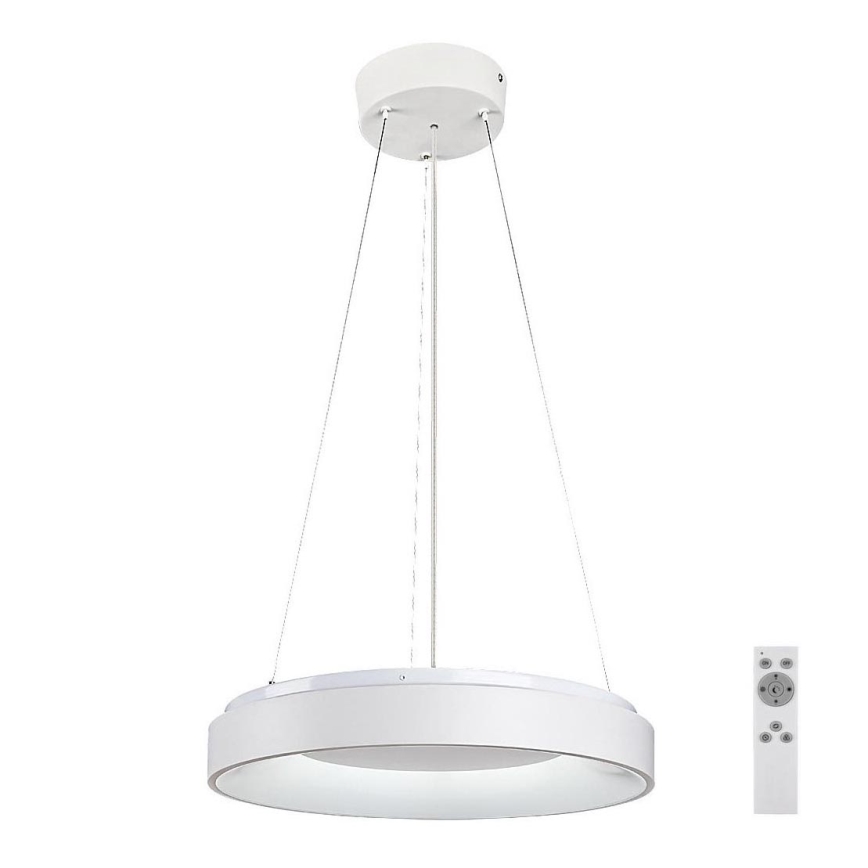 Rabalux - Himmennettävä LED-kattokruunu johdossa LED/38W/230V 3000-6500K valkoinen + kauko-ohjaus