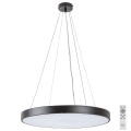 Rabalux - Himmennettävä LED-kattokruunu johdossa LED/60W/230V 3000-6000K musta + kauko-ohjaus