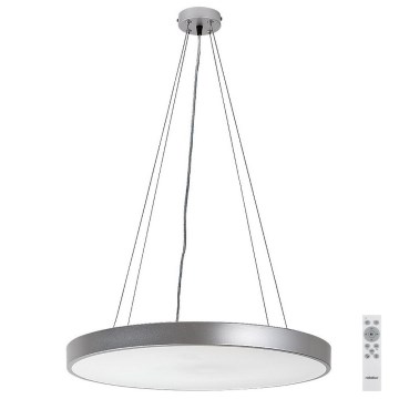 Rabalux - Himmennettävä LED-kattokruunu johdossa LED/60W/230V hopea 3000-6000K + kauko-ohjaus