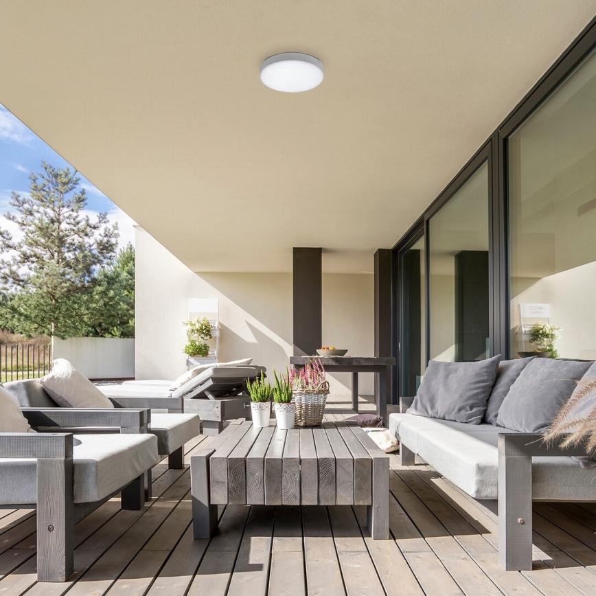 Rabalux - Himmennettävä LED-kattovalaisin LED/24W/230V 3000-6000K IP44 valkoinen