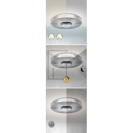 Rabalux - Himmennettävä LED-kattovalaisin LED/36W/230V 3000-6000K + kauko-ohjaus