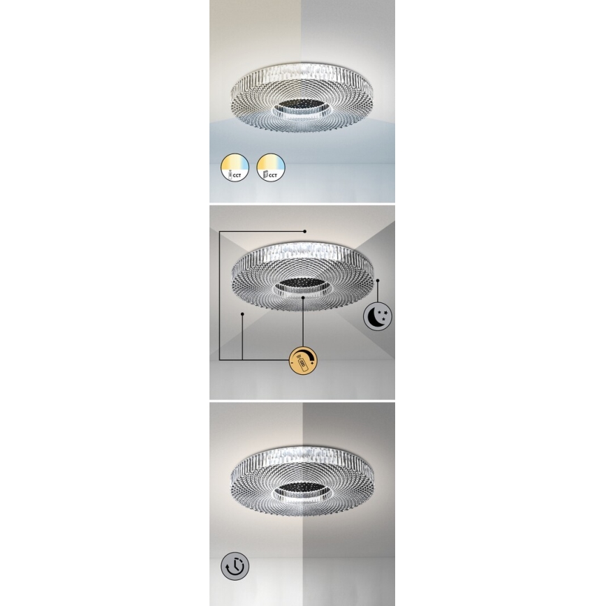 Rabalux - Himmennettävä LED-kattovalaisin LED/36W/230V 3000-6000K + kauko-ohjaus
