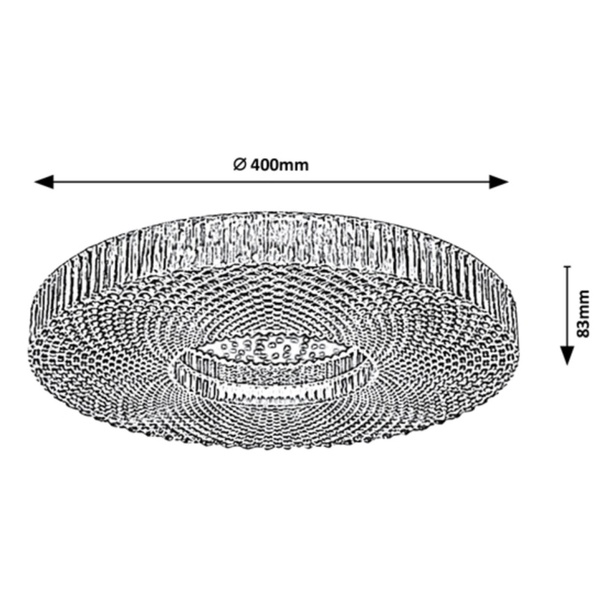 Rabalux - Himmennettävä LED-kattovalaisin LED/36W/230V 3000-6000K + kauko-ohjaus