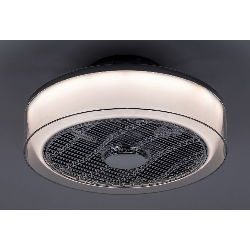 Rabalux - LED himmennettävä kattovalaisin tuulettimella LED/30W/230V 3000-6000K + kaukosäädin