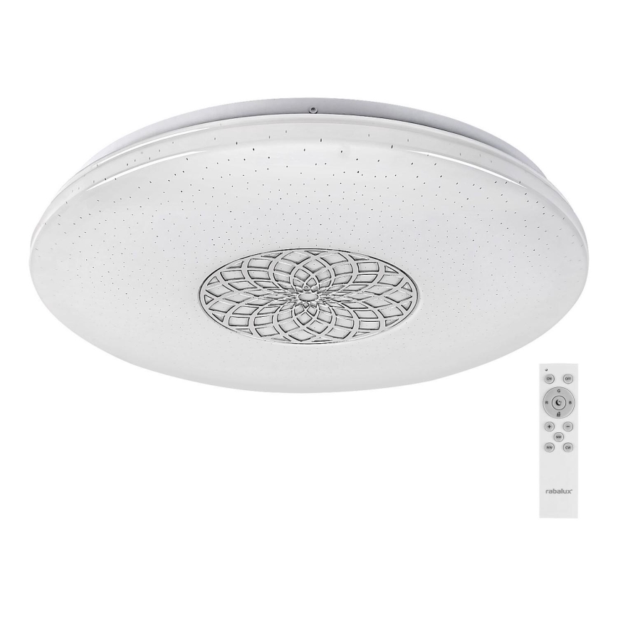 Rabalux - Himmennettävä LED-RGB-kattovalaisin LED/24W/230V 3000-6500K Wi-Fi Tuya halkaisija 39,5 cm + kauko-ohjaus