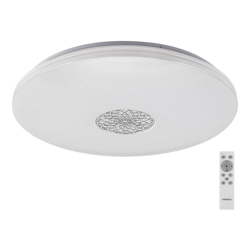 Rabalux - Himmennettävä LED-RGB-kattovalaisin LED/40W/230V 3000-6500K Wi-Fi Tuya halkaisija 60 cm + kauko-ohjaus