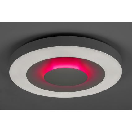 Rabalux - Himmennettävä LED-RGB-kattovalaisin LED/40W/230V 3000-6000K halkaisija 50 cm + kauko-ohjaus