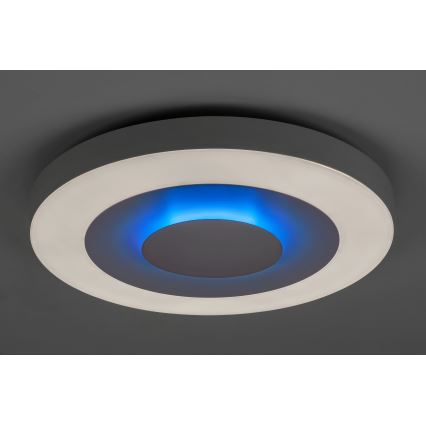 Rabalux - Himmennettävä LED-RGB-kattovalaisin LED/40W/230V 3000-6000K halkaisija 50 cm + kauko-ohjaus
