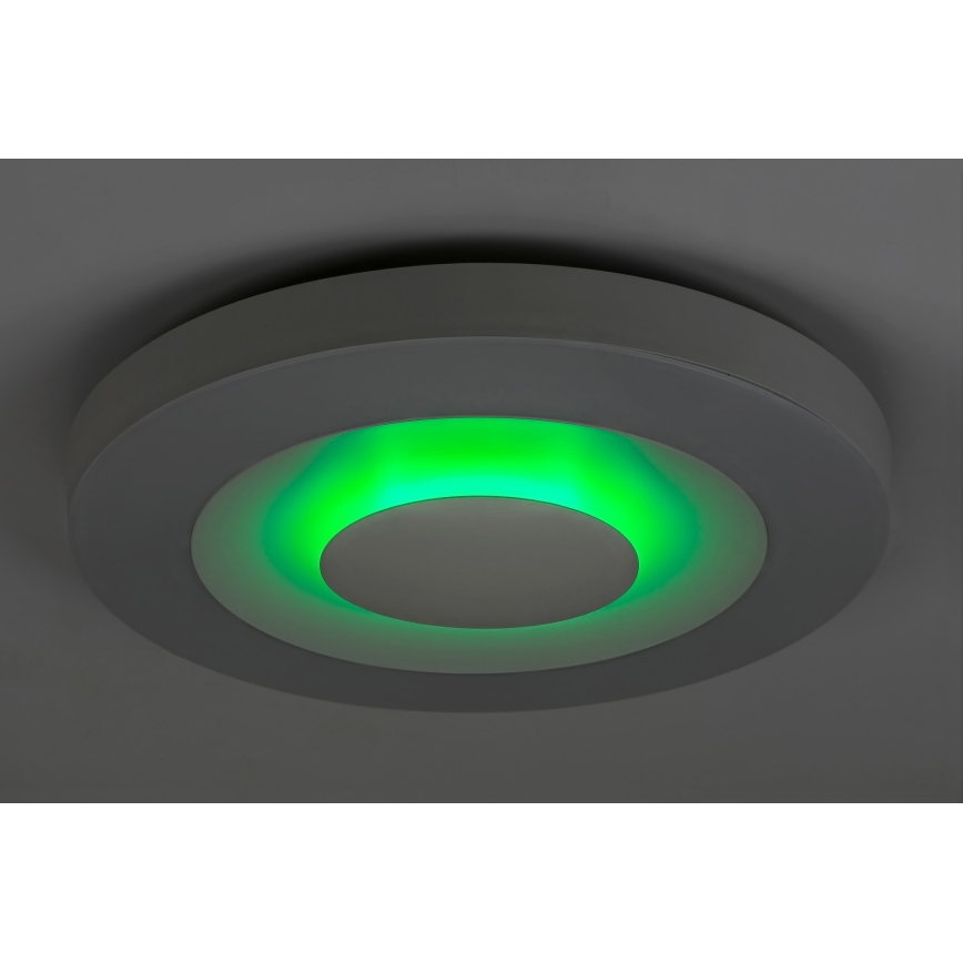 Rabalux - Himmennettävä LED-RGB-kattovalaisin LED/40W/230V 3000-6000K halkaisija 50 cm + kauko-ohjaus