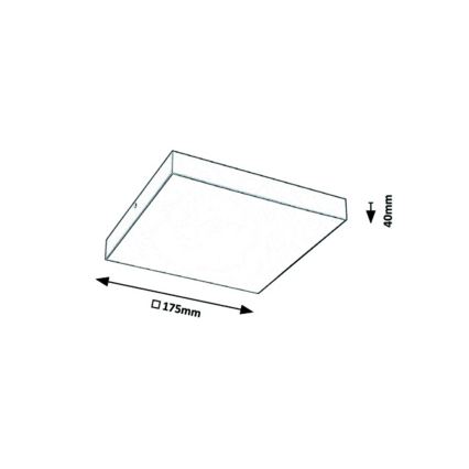Rabalux - Himmennettävä LED-valaisin kylpyhuoneeseen LED/18W/230V 3000-6000K IP44 valkoinen