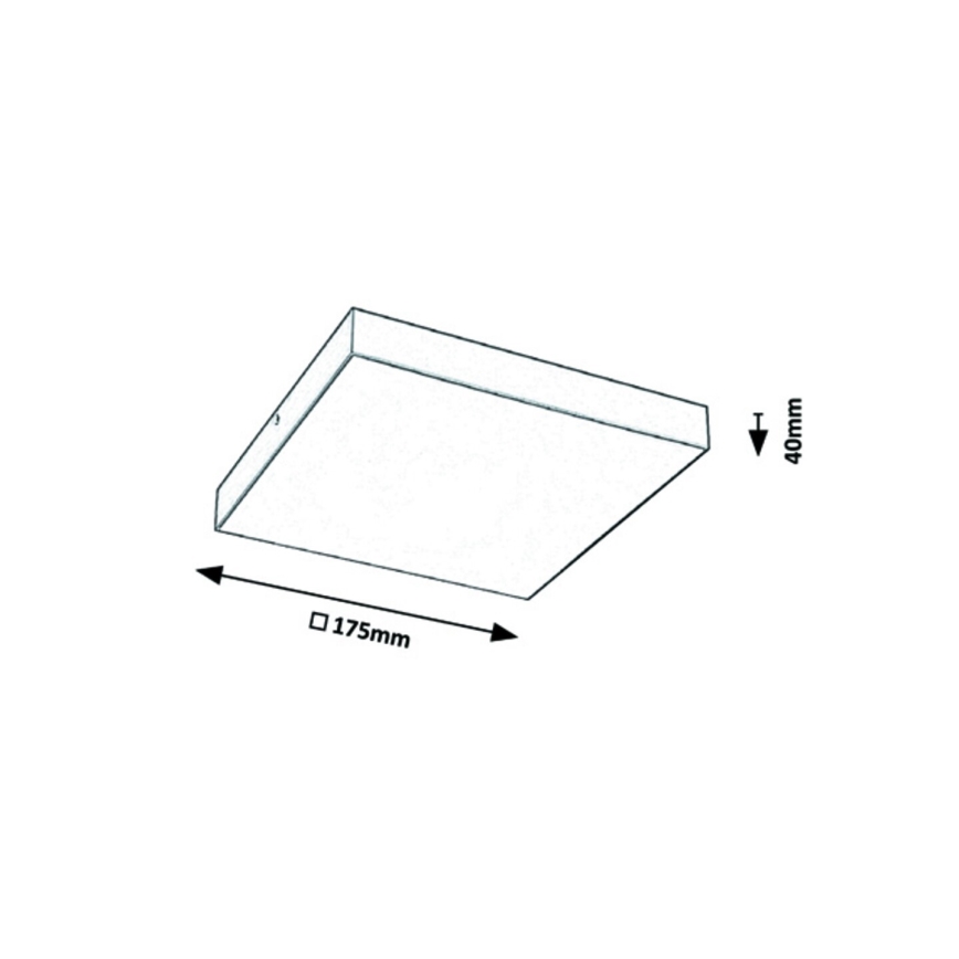 Rabalux - Himmennettävä LED-valaisin kylpyhuoneeseen LED/18W/230V 3000-6000K IP44 valkoinen