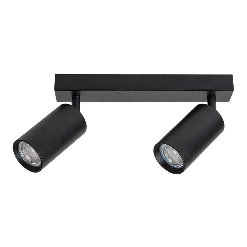 Rabalux - Katon kohdevalo 2xGU10/25W/230V musta
