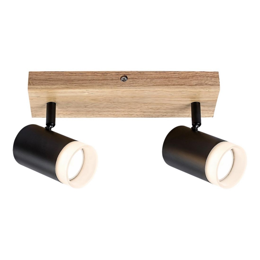 Rabalux - Katon kohdevalo 2xGU10/5W/230V tammi