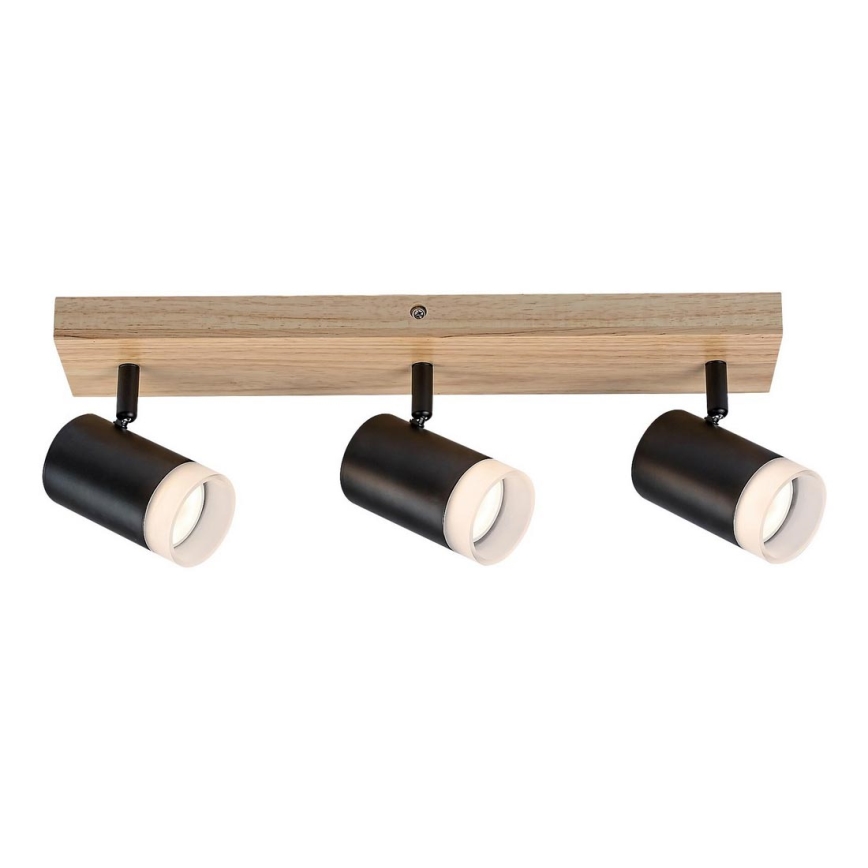 Rabalux - Katon kohdevalo 3xGU10/5W/230V tammi