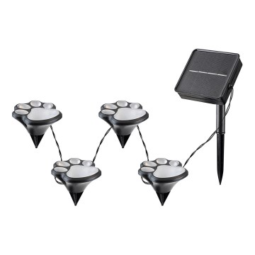 Rabalux - LED aurinkovalaisin 4xLED/0,06W/1,2V IP44 600 mAh