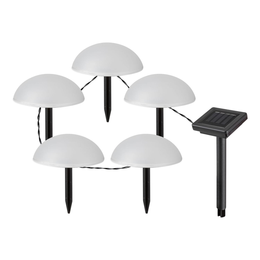 Rabalux - LED aurinkovalo 5xLED/0,2W/1,2V IP44