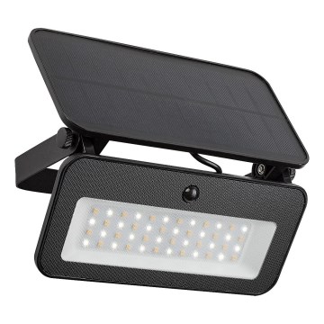 Rabalux - LED-aurinkovalonheitin anturilla LED/8W/3,7V 3000/4000/6500K IP65