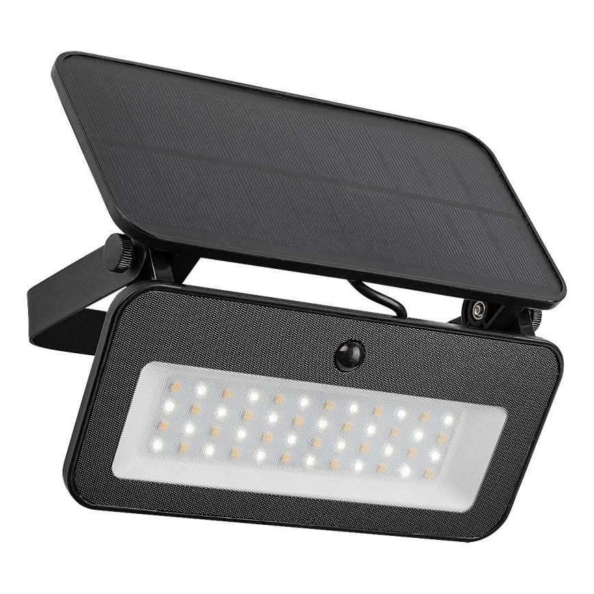 Rabalux - LED-aurinkovalonheitin anturilla LED/8W/3,7V 3000/4000/6500K IP65