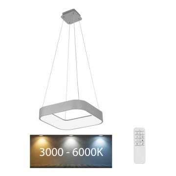 Rabalux - LED-himmennettävä kattokruunu narussa LED / 28W / 230V pyöreä + RC 3000-6000K