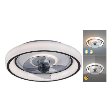 Rabalux - LED Himmennettävä kattotuuletin LED/67W/230V 3000-6000K + kauko-ohjaus