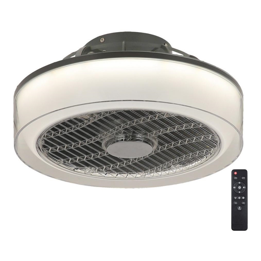 Rabalux - LED himmennettävä kattovalaisin tuulettimella LED/30W/230V 3000-6000K + kaukosäädin