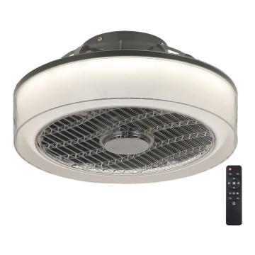 Rabalux - LED-himmennettävä kattovalaisin tuulettimella LED / 30W / 230V + RC