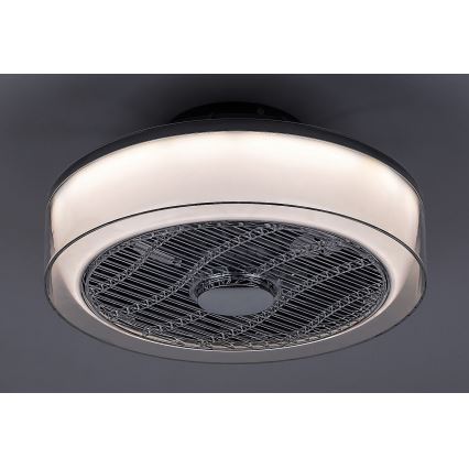Rabalux - LED-himmennettävä kattovalaisin tuulettimella LED / 30W / 230V + RC