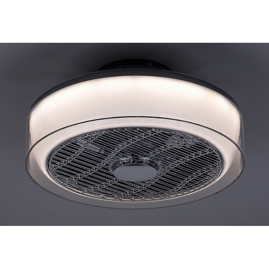 Rabalux - LED-himmennettävä kattovalaisin tuulettimella LED / 30W / 230V + RC